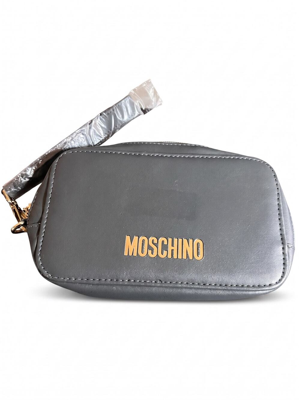 EUC China Airlines Moschino Business Class Zippered Toiletry Pouch Luggage Tag
